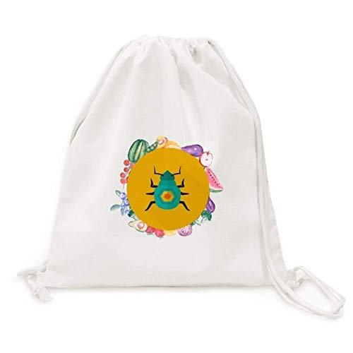 Sac en tissu pliable Égypte ancienne pour fruits et légumes, cabas réutilisable compact à sangle