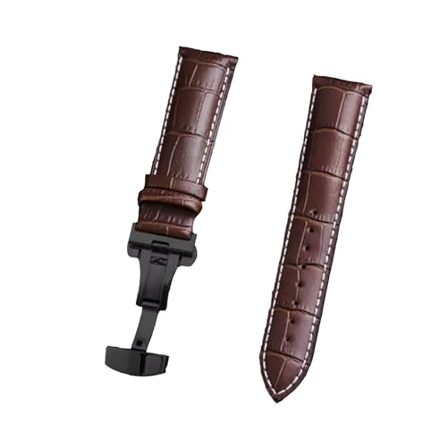 vrvXgbv t rvoh 14mm 16mm 18mm 20mm 21mm 22mm 24mm rvuXbgߋ Xgoh xg(Brown,22mm,Rose Gold)