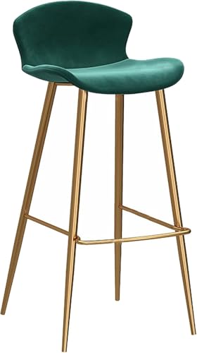 Chaises de bar rembourrées en velours style moderne assise 150kg