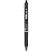 Pilot FriXion Clicker 0.7mm, Erasable Gel Pens, Fine Point (6-Pack, Black/Blue)
