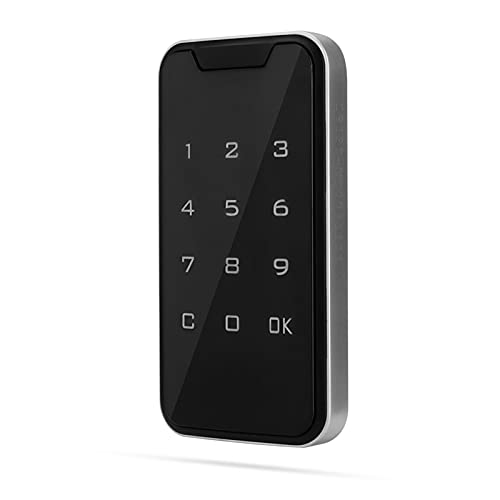 Cerradura electrónica de gabinete y cajones, pantalla táctil, cerradura inteligente con contraseña digital, código electrónico para armarios
