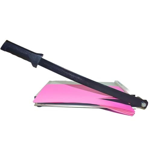 Image of Canoff Paper Cutter, A4 Paper Trimmer 12 inch Cut with Automatic Hand Safeguard and Side Ruler for Scrapbooking, Coupon, Craft Paper, Cardstock, Label and Photo (A4 Paper Trimmer 12 inch White)