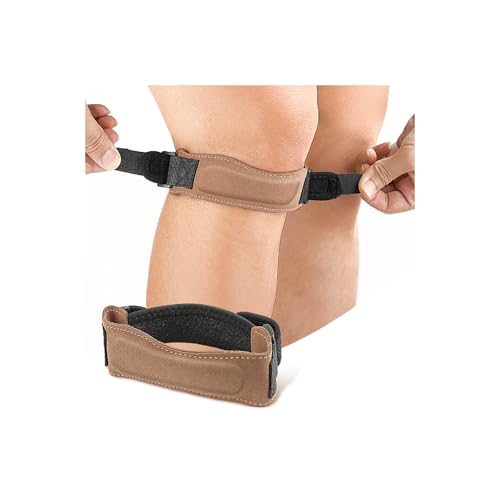 膝サポーター ひざ 膝 サポーター 膝固定 暖かくし 保護 ランニング/バスケ/テニス/ゴルフ/登山用 日常生活 男女兼用 左右兼用 高齢者用 薄型で通気性(ブラウン)
