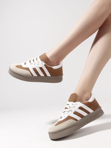 Image of Vendoz Women Sneaker | Cushioned Insole for Comfort | Stylish Lace-Up Design | Lightweigh & Perfect for Casual Outfit for Girls CNV7030