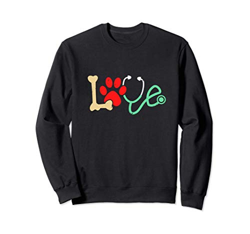 LOVE Veterinary Medicine | Cute Veterinarian Doctor Gift Sudadera