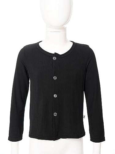 TTAO Girls Cardigan Sweaters Crewneck School Uniforms Button Long Sleeve Knit Tops Coat Top Winter Jackets for Kids3