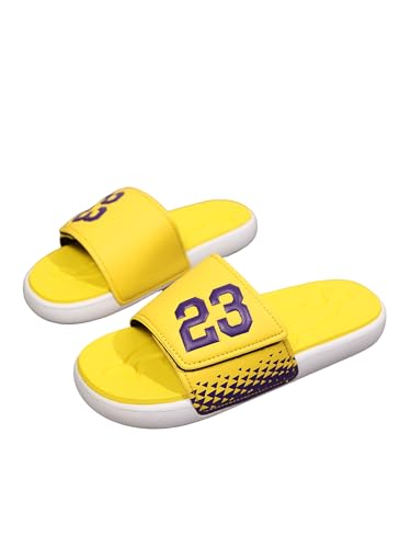 Image of DREAM LAKE Men's Sport Slide Sandals, Flexible Midsole, Casual Beach Slides
