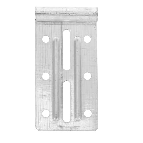 HONMEET Bisagra y Soporte de Rodillo para Puerta de Garaje Residencial, Placa de Hierro Resistente, Kit de Repuesto para Puerta Seccional Superior, Accesorio Duradero para Sistemas