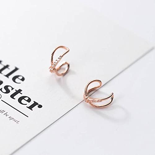 Pendientes S925 mujer de cruz con diamantes joyeria de plata de ley hipoalergenica