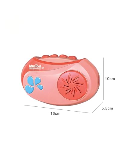 Image of Kids Bluetooth Karaoke Machine with Microphone | Portable Singing Machine with Speaker Voice Changer Magic Sound Modes Rhythms Songs | Musical Instrument Toy for Boys Girls (Pink)