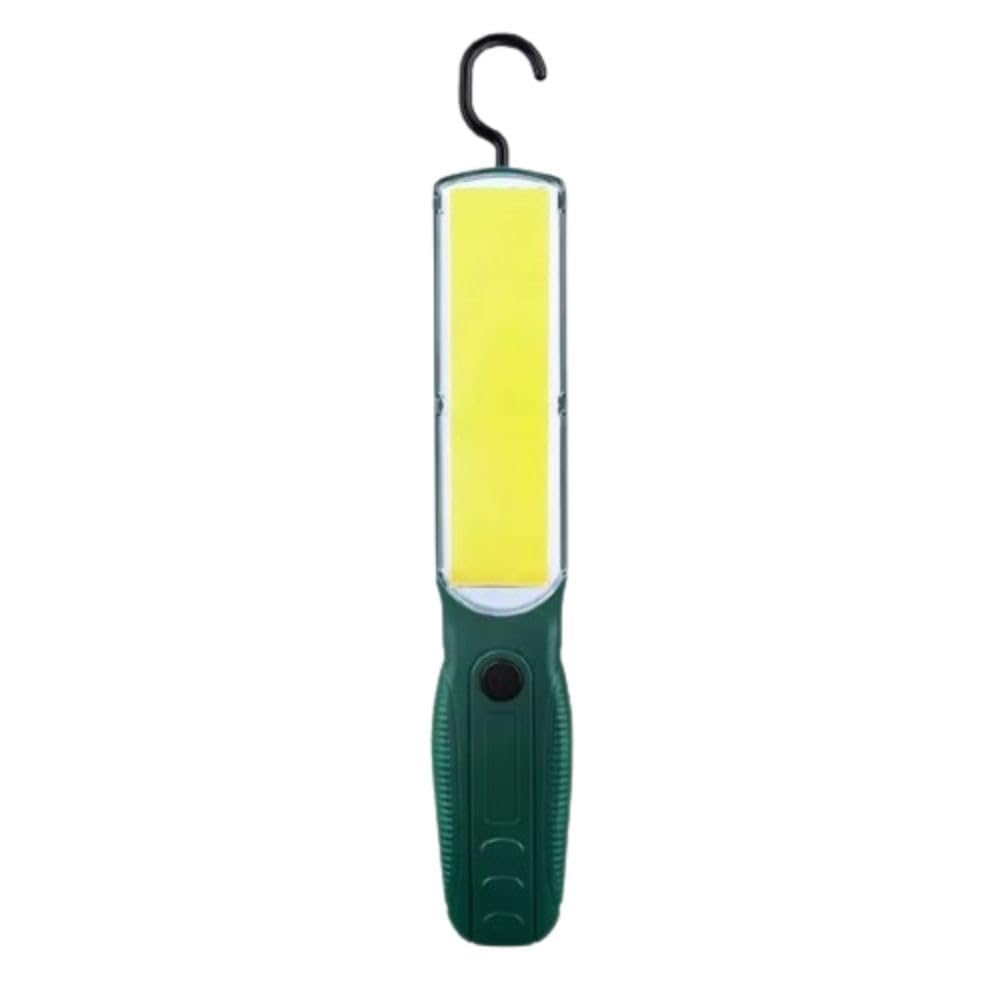 ANUKMPA LED Work Light 3000mAh USB-C Rechargeable Magnetic Mechanic Light with Hook 360° Rotatable Portable Inspection Lamp for Car Repair Garage Emergency Camping (Green)-image-18