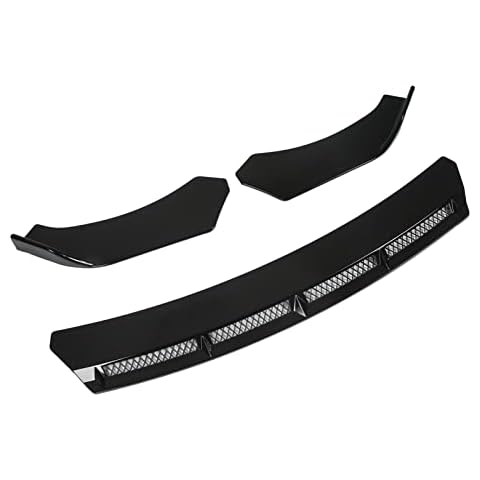Keenso 3pcs Universal Front Bumper Lip Kit Cover