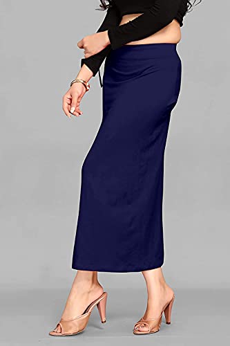Image of ALYNE Blended Saree Shapewear Petticoat for Women, Women's Blended FullElastic with Drawstring Saree Shapewear, Skirts for Women,Shape Wear Dress for Saree