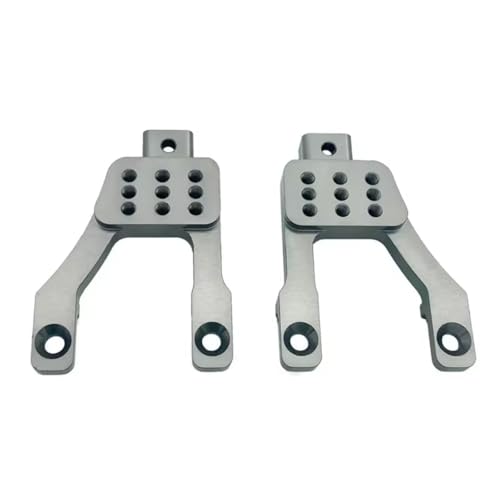 Supports d'amortisseurs MN86 en métal gris pour crawler 1/12