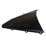 Windscreen Black Motorcycle Double Bubble Windshield Fit For Yamaha YZF1000 R1 02 03 YZF-1000 R1...