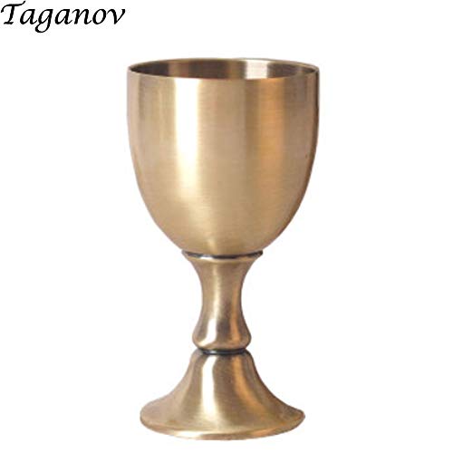 Small Wine Glass Luxurious Unique Metal Liquor Cup Goblet for Party Pure Copper