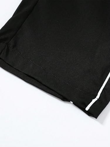 ZAFUL Men's Sweatpants Casual Striped Sport Straight Leg Pants Loose Fit Drawstring Versatile Long Trousers4