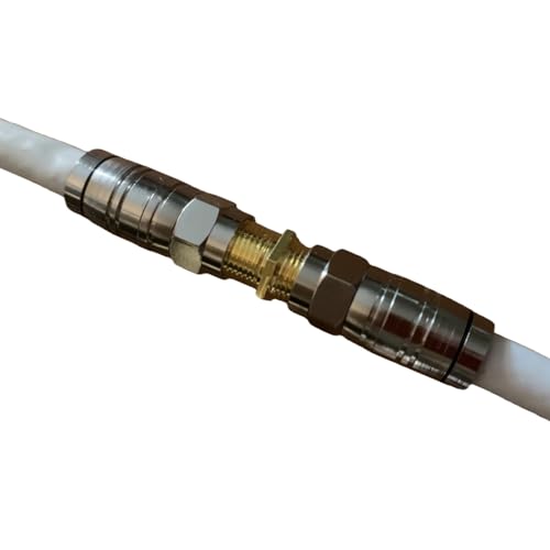 Conector coaxial F hembra a hembra 3 unidades miniatura 4