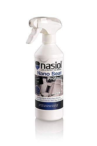 Nasiol Nano Seat Protect Nano Car Seat Protection with New Car Smell, Car Interior Protection Spray, Water Repellent, Anti Stain, Hydrophobic Spray, Car Care Products, 17fl.oz.