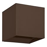 Photo Gallery eglo luce a led per esterni calpino 3, lampada a muro con illuminazione sopra e sotto, in metallo color marrone ruggine, lampada esterna, luce bianca calda, ip54 Photo Gallery eglo luce a led per esterni calpino 3, lampada a muro con illuminazione sopra e sotto, in metallo color marrone ruggine, lampada esterna, luce bianca calda, ip54