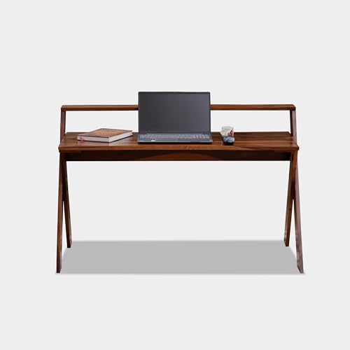 Image of Solid Sheesham Wood Study Table for Adults | Computer Table for Home | Wooden Writing Desk | Office Table for Office Work | Work from Home Table with 2 Drawers (2)