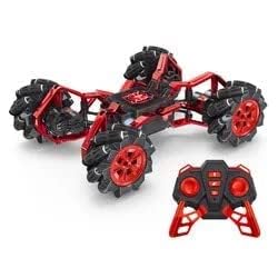 Image of Stunt Tires Racing CAR 1:12 Remote Control Stunt Plastic Rc Car with Hand Sensor Watch Twisting Vehicle Toy for Kids (Stunt Motion Metal Spider HQ)