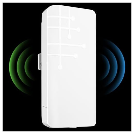 MEETOWN Ripetitore WiFi da Esterno, 300M Outdoor Amplificatore WiFi Potente con Porta LAN, IP65 Impermeabile Ripetitori WiFi, Compatibile con 99% Modem Router WiFi
