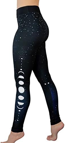 Comfy Yoga Pants – Workout Capris – High Waist Workout Leggings for Women – Lightweight Printed Yoga Legging