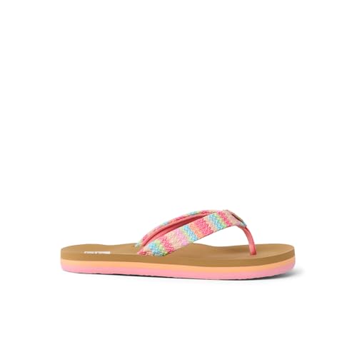 Image of REEF Girls Kids Ahi Beach Flip Flop, Soft Cushion Footbed, Water Friendly