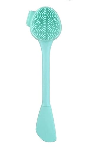 Brosse de nettoyage manuelle en silicone pour le visage, nettoyant de maquillage tout-en-un, brosse exfoliante, brosse de rinçage nasal, applicateur de masque, grattoir de maquillage, idéale pour le