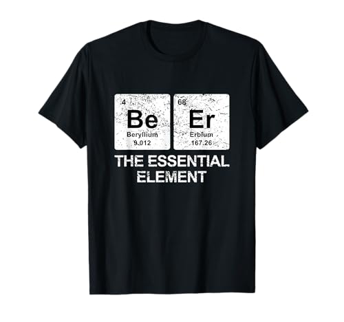 Drôle de bière avec éléments Chimiques T-Shirt