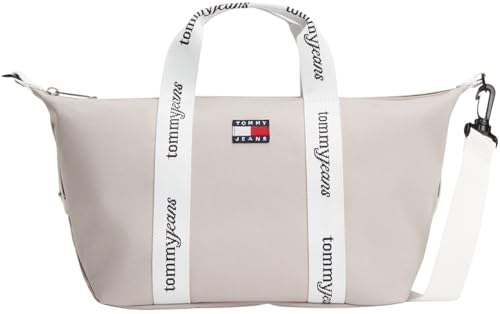 Tommy Jeans Damen Tote Bag Tasche Daily Mini mit Logo-Print Beige (Stone) Einheitsgröße