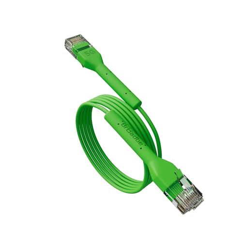 Câble patch slim Cat6 vert pour désencombrer le bureau à domicile - 5