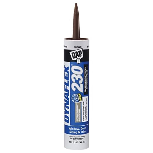 DAP Dynaflex 230 Premium Elastomeric Sealant, Brown, 10.1 Oz (7079818418)