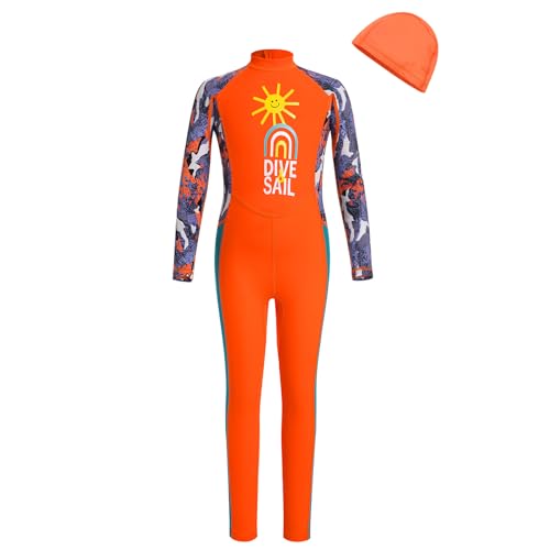 Image of ODIZLI Kids Girls' Rash Guard Sets Islamic Hijab Swimwear Muslim Modest Long Sleeves Shorts Pants Beachwear Hoodie Hat 2 PCS