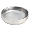 Cat Bowl Stainless Steel,Wide Shallow Cat Food Bowl & Cat Water Bowl,Bowl width 5.9''(15cm), Whisker-friendly