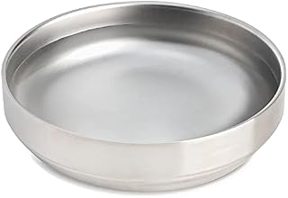 Cat Bowl Stainless Steel,Wide Shallow Cat Food Bowl & Cat Water Bowl,Bowl width 5.9''(15cm), Whisker-friendly