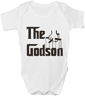 Print4U The Godson ~ Funny Babygrow~ Babies Gift ~ Boys Vest Babies Clothing