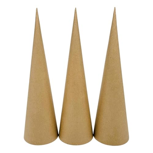 Conos de Papel de 35cm para Manualidades y Decoración de Navidad 2