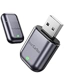 Burnt Sugar Wireless Carplay Adapter for iPhone 2025 Upgrade, Ultra-Mini USB Design for Apple Car Play Dongle Convert Wired to Wireless, Stable Connect Plug & Play for iOS 10+ & Cars from 2016+ (Gray)