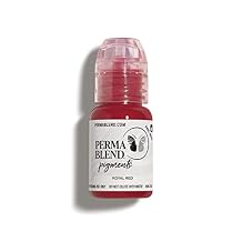 Perma Blend - Royal Red - Red Tattoo Ink for Permanent Makeup - Lip Blush Microblading Ink to Enhance Color - Lip Blushing & Tattoo Supplies - Vegan 0.5 oz