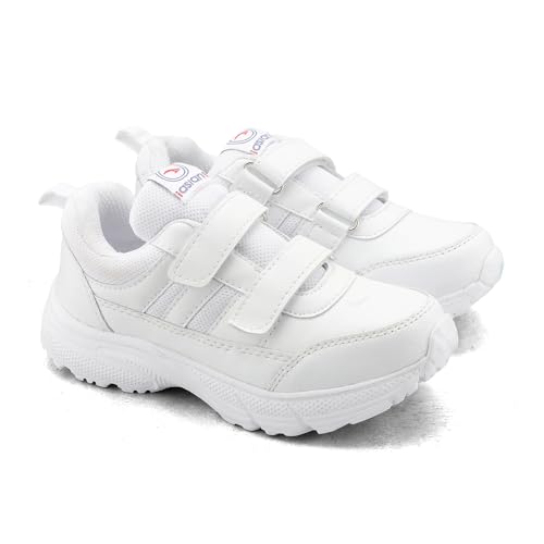 Image of ASIAN Expo-31 Hook n Loop School Shoes for Kids | Comfortable School Shoes for Boys & Girls with Easy Hook n Loop Closure, Soft Cushioning, Durable Upper & Steady Grip Sole