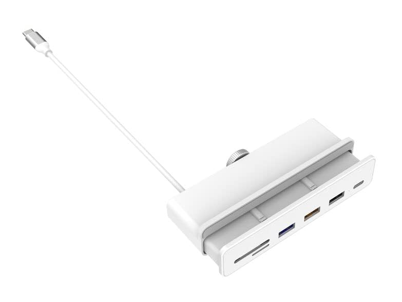 Networx 7-in-1 USB-C hub, voor iMac 24", incl. bijpassende kleurstickers, wit - Afbeelding 4