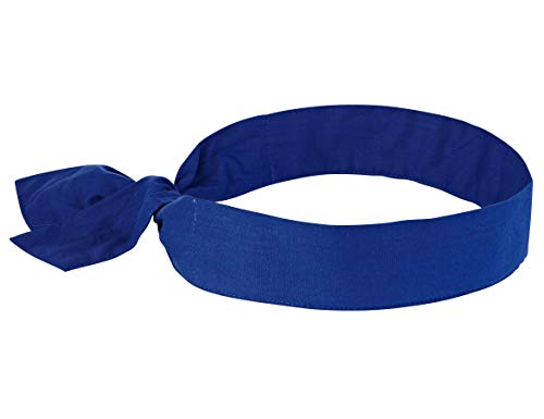 Bandana refrigerante Ergodyne 12307 azul contra los golpes de calor en exteriores