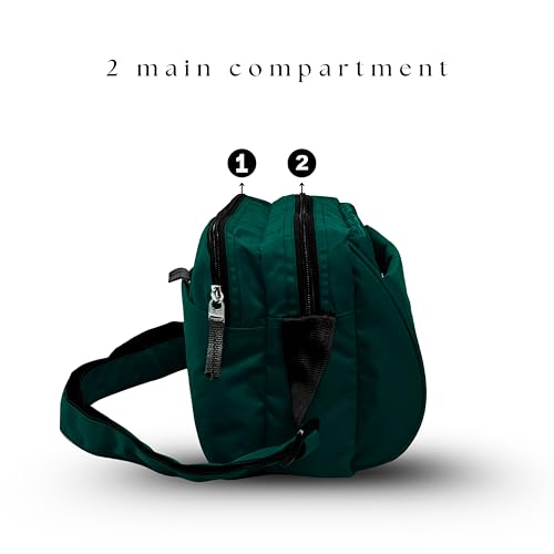 Image of I. B. H IBH Stylish Sling Bag for Men & Women CrossBody small Passport Travel side massanger one strap shoulder bag With Antitheft pocket also Waterproof Durable Adjustable