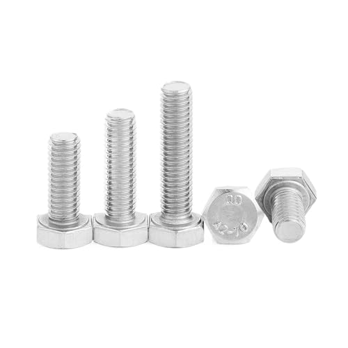 CXIAOHUA(X) 2-20 DIN933 OZpZplW M1.6 M2 M2.5 M3 M4 M5 M6 M8 M10 M12 304XeXX`[Zp{g(12mm)