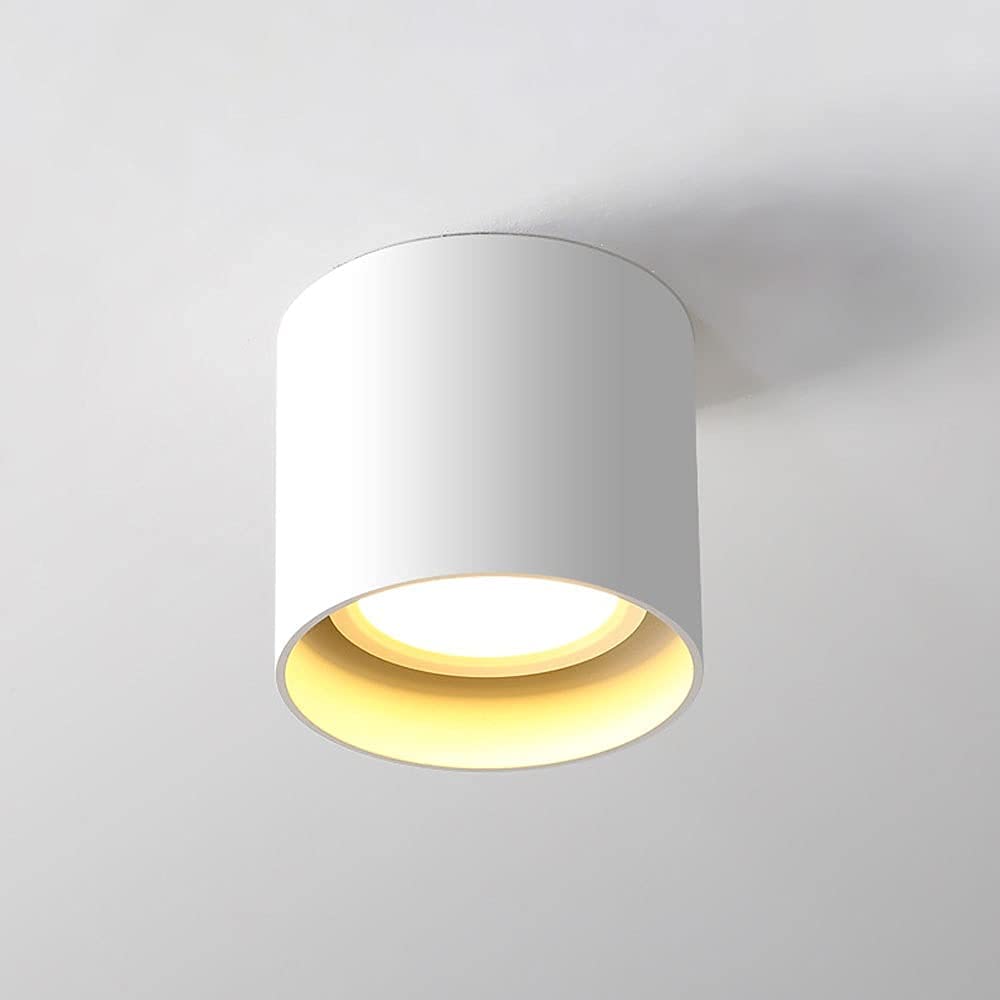 Spotlight LED 7W plafonnier cylindrique monté sur surface pour salon