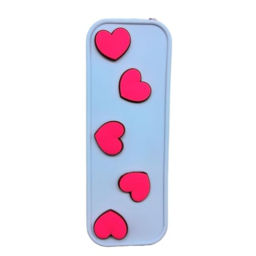 Astuccio per ragazze e donne astuccio scolastico organizer da ufficio colore Klein PinkBliss rosa silicone grigio blu avorio viola