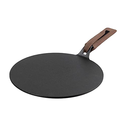 Vinod Legacy Pre Seasoned Cast Iron Flat Multi Tawa - 30 cm | Naturally Non Stick Roti/Chapati/Dosa Kallu Tawa | 100% Pure | Toxin Free | Rust Proof | Gas Base