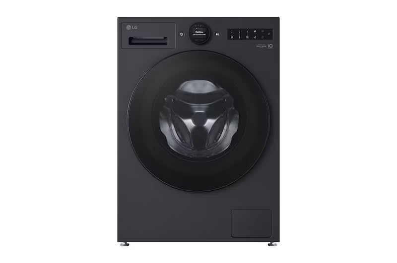 LG Waschmaschine Matte Black 11 kg 1.350 U./Min. EEK A-40% mit AI DD & TurboWash360° F4WX801YB